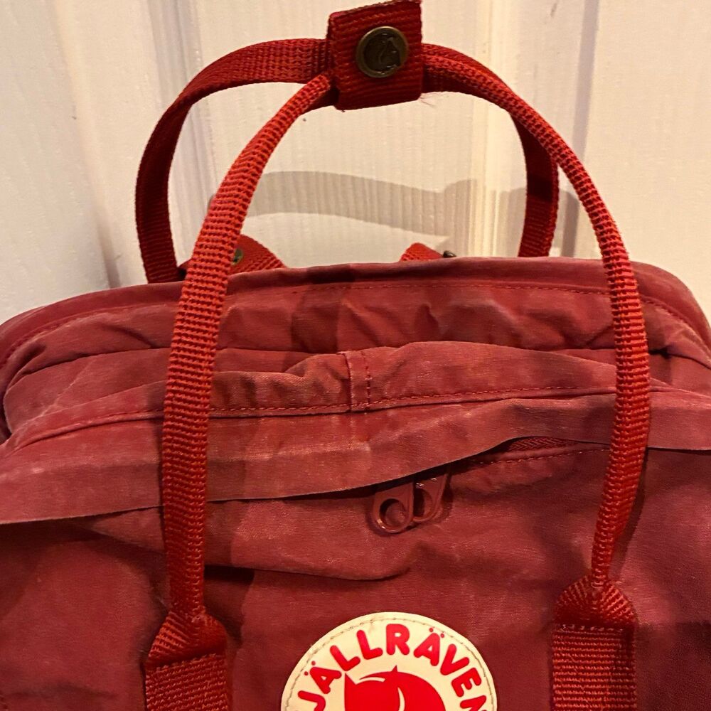 FJALLRAVEN KANKEN CLASSIC ORIGINAL BACKPACK OX RED MAROON BURGUNDY - Picture 4 of 11